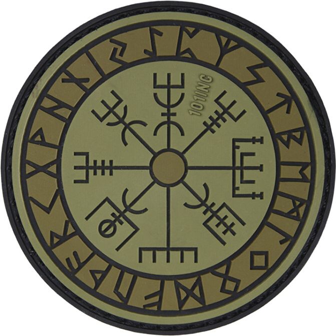 3D PVC Nášivka/Patch Protect shield - zelená