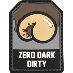 3D PVC Nášivka/Patch Zero Dark Dirty - grey/black/brown