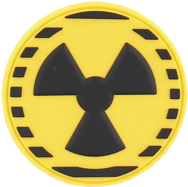 3D PVC Nášivka/Patch Nuclear - yellow/black