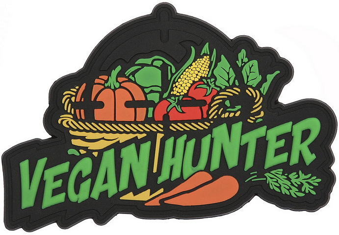3D PVC Nášivka/Patch Vegan Hunter - color