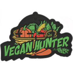 3D PVC Nášivka/Patch Vegan Hunter - color