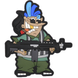 3D PVC Nášivka/Patch Doddy jerk - color