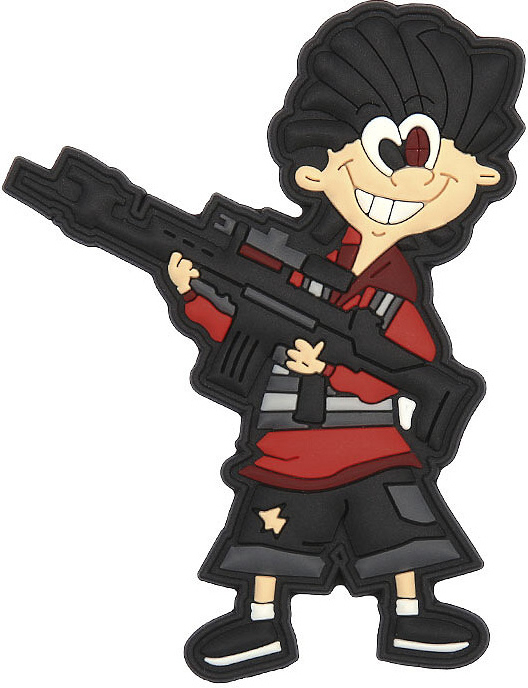 3D PVC Nášivka/Patch Young offender - color