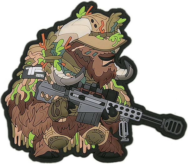 3D PVC Nášivka/Patch TF-2215 Sniper Ox No.3 - color