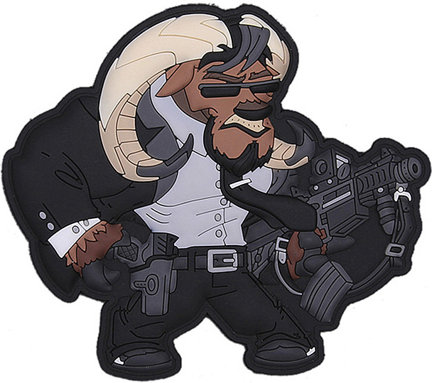 3D PVC Nášivka/Patch TF-2215 Wick Ox No.6 - color