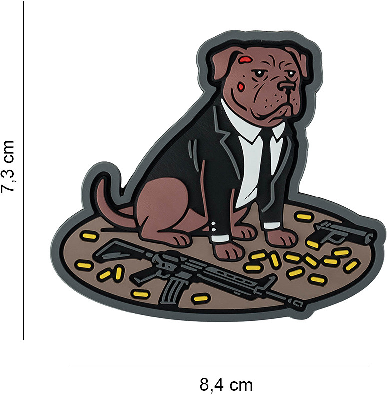 3D PVC Nášivka/Patch Pitbull - color (#4116)