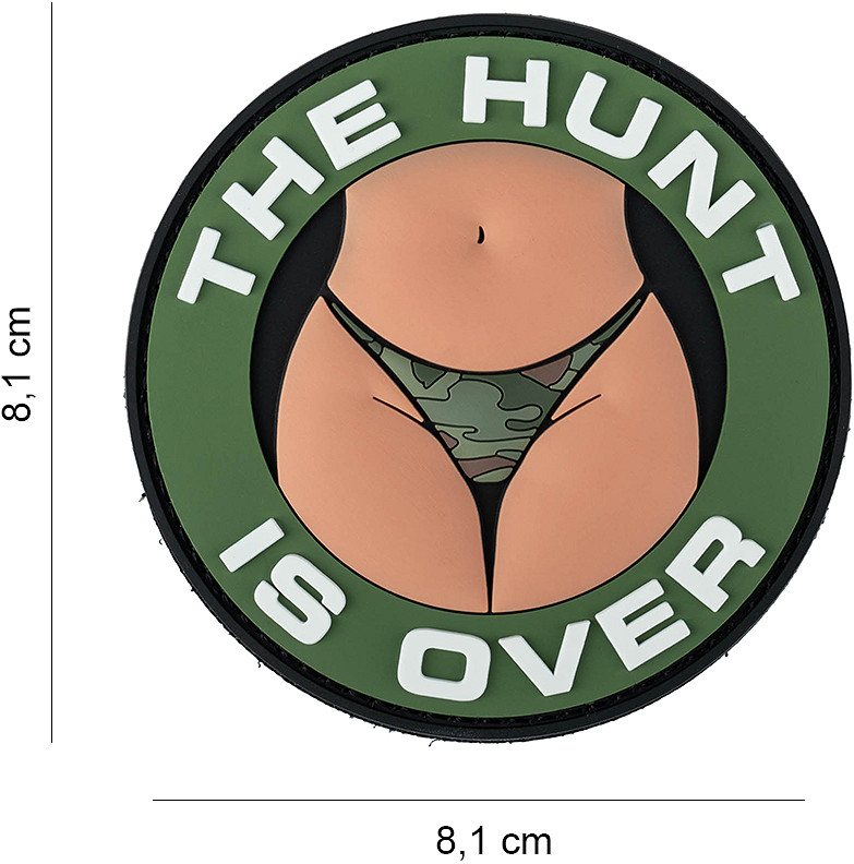 3D PVC Nášivka/Patch The hunt is over - color (#16098)