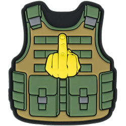 3D PVC Nášivka/Patch Tactical vest Fuck you - color (#16017)