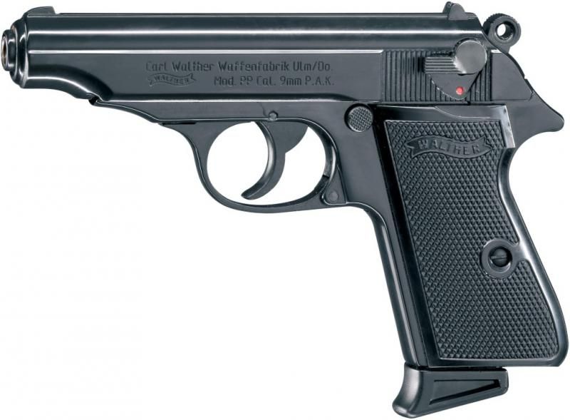 UMAREX Plynová pištoľ Walther PP, kal. 9mm - čierna (315.02.00)
