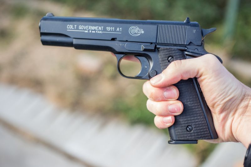 UMAREX Plynová pištoľ Colt Government 1911 A1, kal. 9mm - čierna (317.02.30)