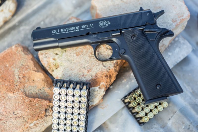 UMAREX Plynová pištoľ Colt Government 1911 A1, kal. 9mm - čierna (317.02.30)