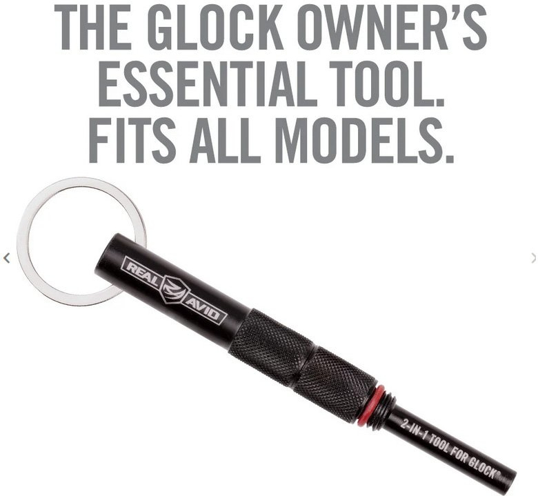 REAL AVID Multitool 2-in-1 Tool for Glock Pistols - black (AVGLOCK21)