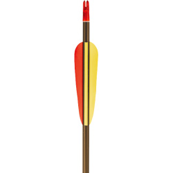EK ARCHERY Šíp hliníkový 30" black point - brown (D-033AK)
