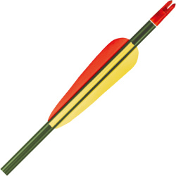 EK ARCHERY Šíp hliníkový 30" v.2 - green (D-021AK)
