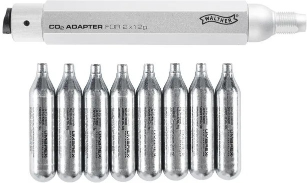 UMAREX Adaptér na 2x12g CO2 bombičky pre Walther Lever Action a Beretta Cx4 Storm (5.8103)