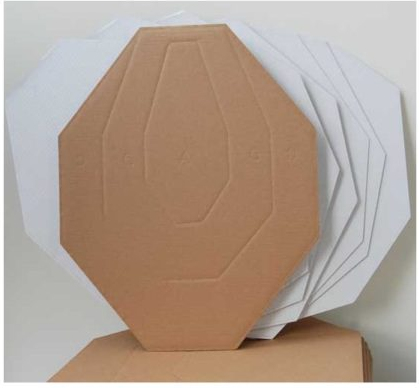 Kartónový terč Mini IPSC 37 x 30 cm