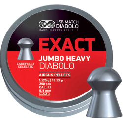 JSB MATCH DIABOLO Naboj 5,52mm vzduchovka Exact Jumbo Heavy 250ks