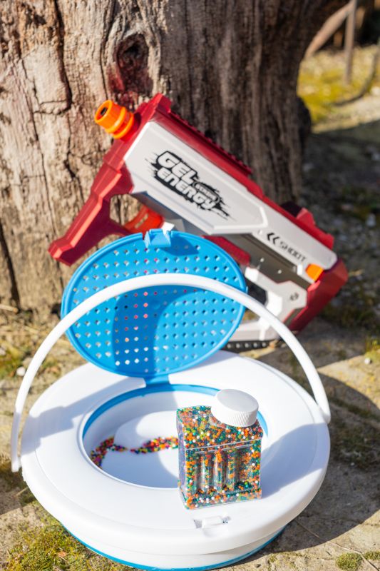 Vedierko na vyrobu gelovych guliciek, blue