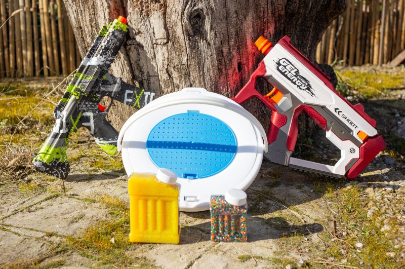 Vedierko na vyrobu gelovych guliciek, blue