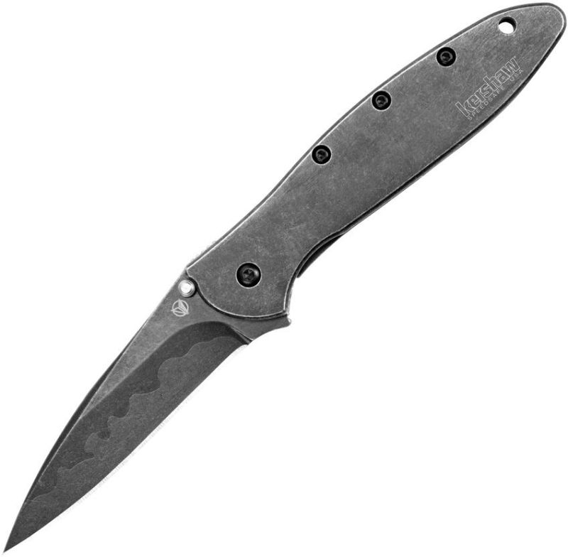 KERSHAW Zatvárací nôž Leek Framelock A/O BlackWash - grey (KS1660CBBW)