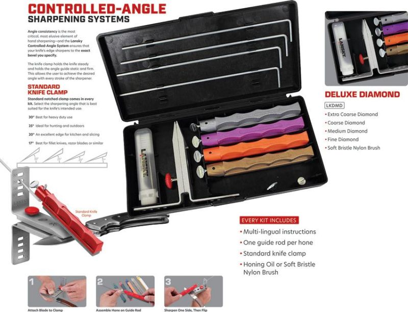 LANSKY Sada na brúsenie nožov Diamond System (LKDMD)