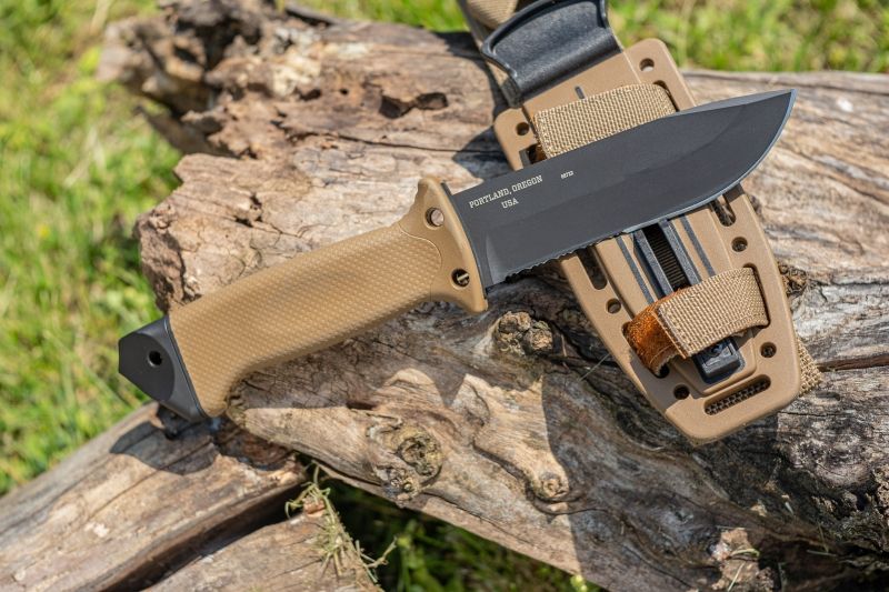 GERBER Nôž s pevnou čepeľou LMF II - hnedý