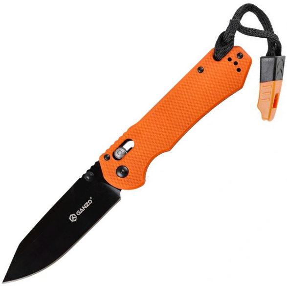 GANZO Zatvárací nôž G7453 G-Lock Black - orange (G7453-OR)