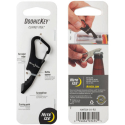 NITE IZE Multitool DoohicKey ClipKey - black (KMTCK-01-R3)