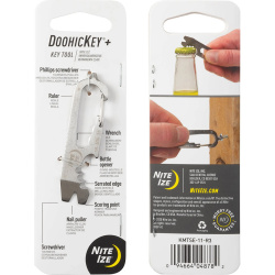 NITE IZE Multitool DoohicKey+ Key Tool - steel (KMTSE-11-R3)