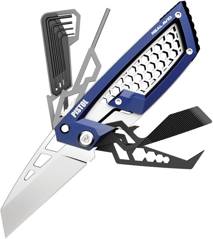 REAL AVID Multitool Gun Tool Edge Pistol - blue (AVGTE-P)