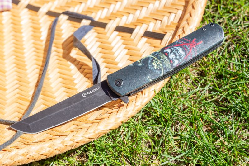 GANZO Zatvárací nôž G626 FlipperLock SW - black (G626-BS)