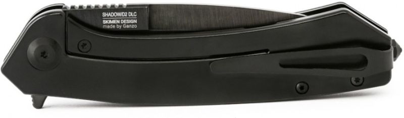 GANZO ADIMANTI Zatvárací nôž Skimen FlipperLock Black - black (Skimen-SH)