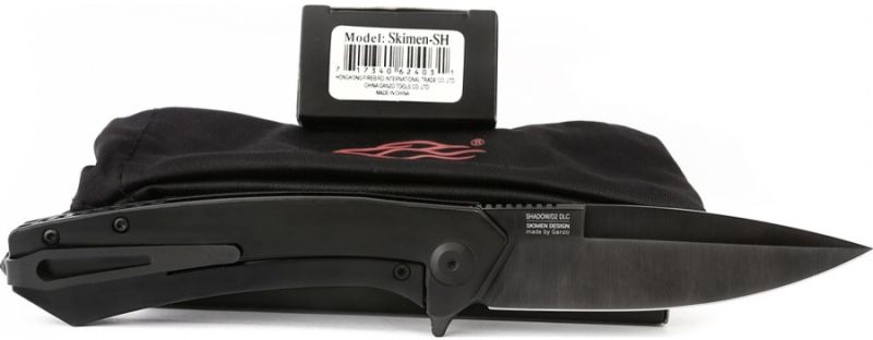 GANZO ADIMANTI Zatvárací nôž Skimen FlipperLock Black - black (Skimen-SH)