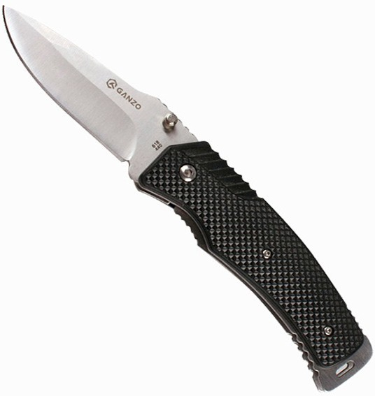 GANZO Zatvárací nôž G618 LinerLock - black (G618)