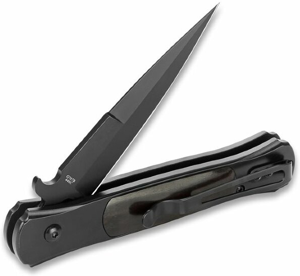 GANZO Zatvárací nôž G707B ButtonLock Black - black (G707B)