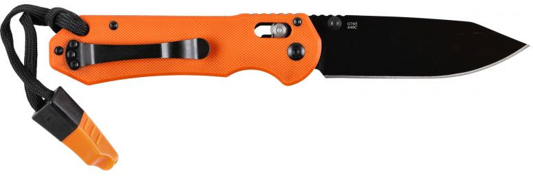 GANZO Zatvárací nôž G7453 G-Lock Black - orange (G7453-OR)
