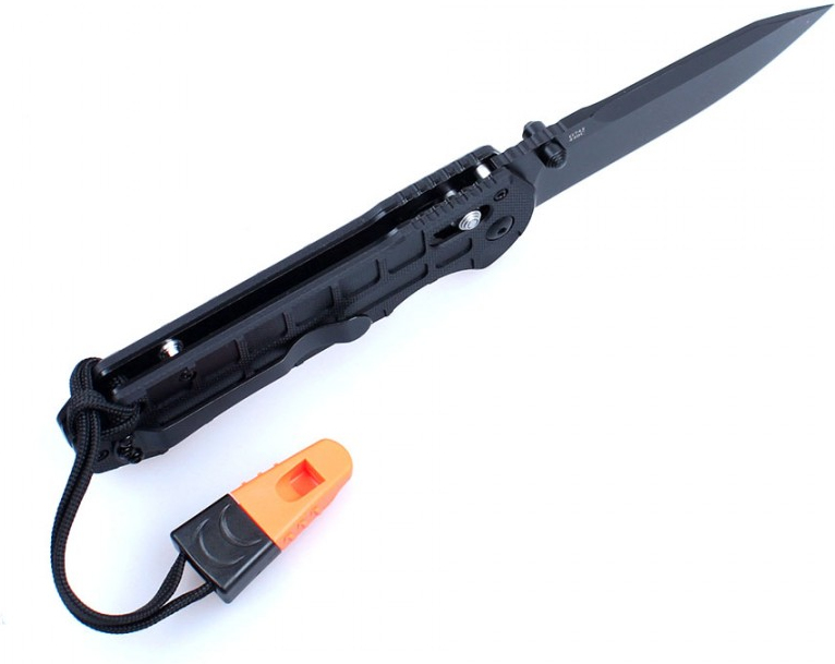 GANZO Zatvárací nôž G7453P 440C/G10 Black - black (G7453P-BK)