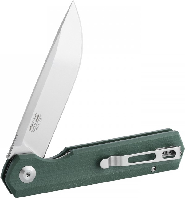 GANZO FIREBIRD Zatvárací nôž FH11 FlipperLock - green (FH11-GB)