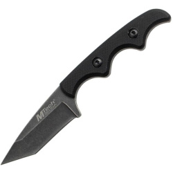 MTECH Nôž s pevnou čepeľou Nôž na krk Neck Knife Black G-10 (MT673)