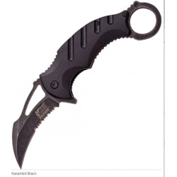 MTECH Zatvárací nôž Karambit A/O - čierny (MTXA833BK)