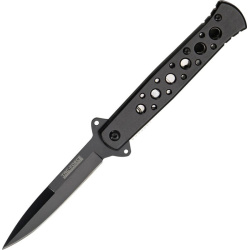 TAC FORCE Zatvárací nôž 4" Stiletto Style - čierny (TF698BK)