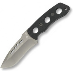 K25 Nôž s pevnou čepeľou na krk Tactical 6.7 s kydexovým puzdrom - black (32178)