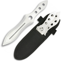 ALBAINOX Vrhací nôž 11,4cm, sada 3ks - satin (32061)