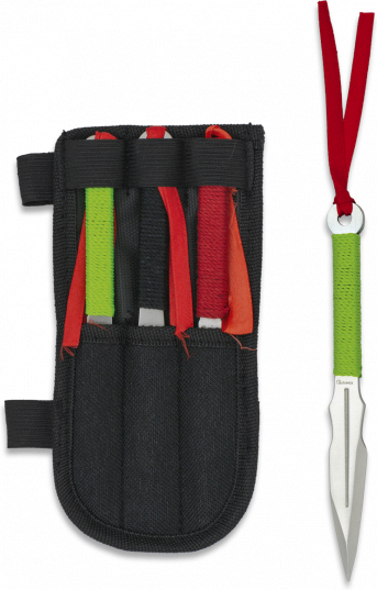 ALBAINOX Vrhací nôž 8,9cm, sada 3ks - color (32409)