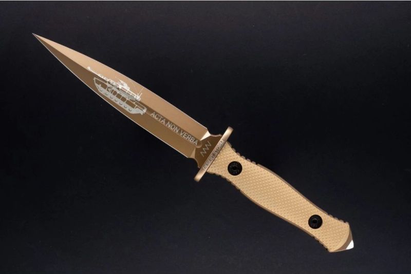 ANVKnives Nôž s pevnou čepeľou M500 Kamba Desert Storm Elmax/G10 - coyote (ANVM500-011)