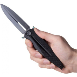 ANVKnives Zatvárací nôž Z400 Sleipner/G10 Liner Lock DLC - black (ANVZ400-015)