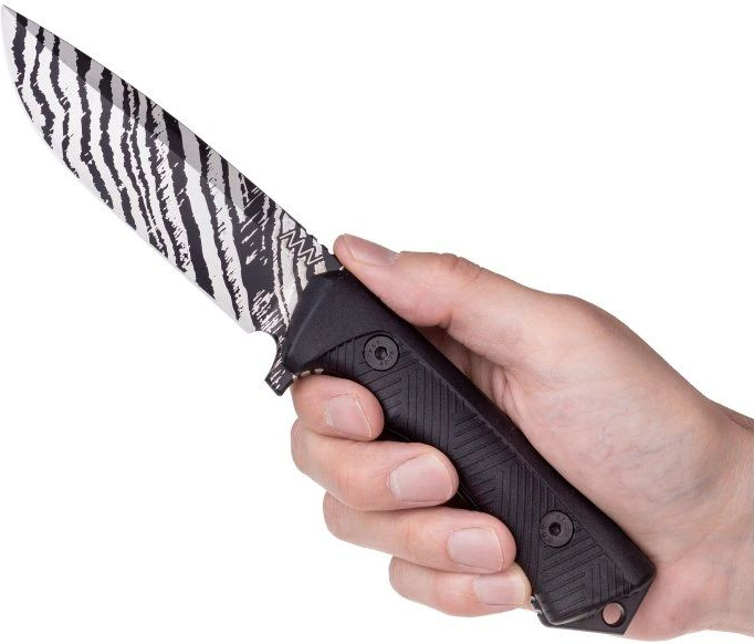 ANVKnives Nôž s pevnou čepeľou P250 Sleipner/GRNPU Zombie Edition - black (ANVP250-007)