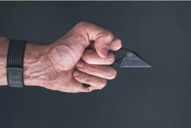 ANVKnives Nôž s pevnou čepeľou M06 GRN s puzdrom - black (ANVM06-002)