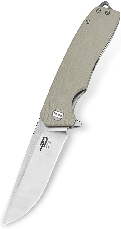 BESTECH Zatvárací nôž LION LinerLock - beige (BG01C)