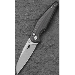 BESTECH Zatvárací nôž SNAKEBIRD ButtonLock - black (BG58C)